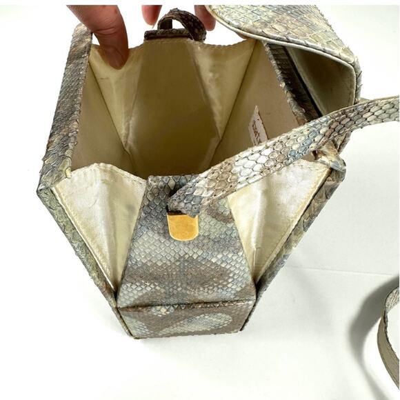 Stuart Weitzman Vintage Snakeskin Purse Mini - Picture 7 of 11